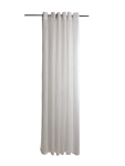 White Sheer Eyelet Curtain 230X218CM - 230 X 218 Cm White