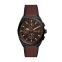 Fossil Mens Watches Everett Chronograph Mens Brown WATCH-FS5798