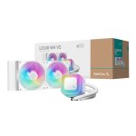 Deepcool LE240 V2 240MM Argb Aio Dual 120MM Pwm Fans Intel & Amd Compatible White – New