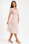 Annalee Short Sleeve Pleated Midaxi Dress