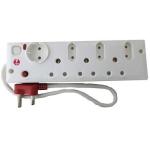 Alphacell 7-WAY Multiplug With 1 Switch Surge
