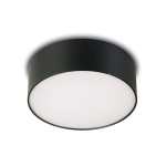 Broadmerston Aluminium Ceiling Light Black White - White Large