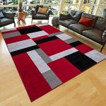 3D Carpets - Tones Of Red - Maroon And Beige