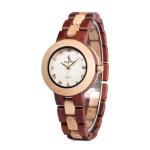 Two-tone Wooden Womens Watch M19