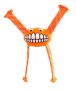 Rogz Flossy Grinz Medium 230mm Oral Care Dog Toy - Orange