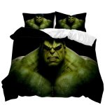 Hulk 3D Printed Double Bed Duvet Cover Set