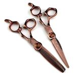 6-INCH Professional Hair Cutting Shears - Bronze Damascus JP440C Steel