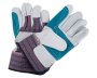 Cotton Glove Double Leather Palm - Pack Of 2