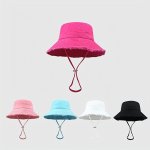 Cotton Fisherman Hat With Elastic Band Uv Protection Boonie Hat Breathable And Soft Bucket Hat Suitable For Men And Women