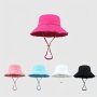 Cotton Fisherman Hat With Elastic Band Uv Protection Boonie Hat Breathable And Soft Bucket Hat Suitable For Men And Women