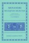 Menander Reliquiae Selectae   Hardcover Revised Edition