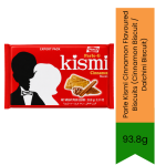 Kismi Cinnamon Flavoured Biscuits Cinnamon Biscuit Dalchini Biscuit 93.8G - Crisp & Delicious Spiced Cookies Infused With Warm
