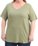 Ladies Plain Tee - 60 Olive