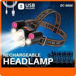 7 LED Rechargeable Headlight