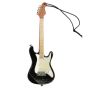 Miniature Wooden Electric Guitar Model With Hanging Rope For Decor