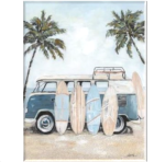 Surf Van Cruiser Wall Art Canvas Painting 1200 X 900