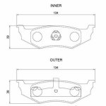 Kbc Brake Pads Rear For Chrysler