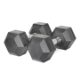 Rebel Rubber Hexagon Dumbbells - 2 X 2KG