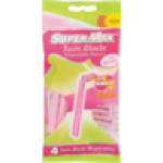 Twin Blade Disposable Razors 4 Pack