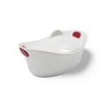 MINI Oval Baking Dish With Lid & Handle White