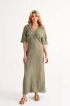 Crushed Textured Kate Dress - XL