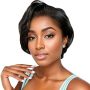100% Human Hair Brazilian Bob Cut Straight Wig Pixie Wig