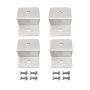 Solar Panel Mounting Z Bracket Mounts Kits With Nuts And Bolts For Rv Boat Off Grid Roof Installation 4 Units