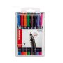 Stabilo Ohp Pen Medium Permanent 843 SET8