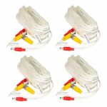 Killer Deals 20M Power video Cctv Camera Extension Cable Kit- 4 Pack Combo - Best Bargains Online