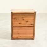 Linear Pedestal With Drawers Blackwood