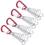 Camping Tent Wind Rope Buckle Stainless Steel Spring Hook