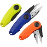 Durable Stainless Steel Folding Fishing Scissors With Leather Sheath - Ideal For Cutting Fishing Line Horse Line And More - Esse