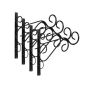 4PIECE Hanging Plant Hooks Decorative Wall Hanger Bracket For Hanging Plant