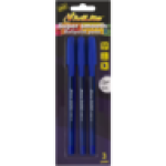 Blue Super Smooth Ballpoint Pens 3-PACK 1.0MM