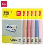 Deli Sticky Note 76X76MM 100 Sheet Morandi Pale Color – 21552