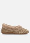 Ladies Starry Slippers In Camel - Camel 8