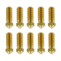 10 Pcs Brass Nozzles For Anycubic Kobra 3 0.4MM High Compatible With None