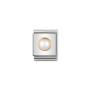 Composable Big Link With Round And White Pearl
