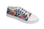 Ladies Vibrant Unique Canvas Sneakers - Marula Size 6