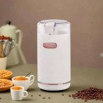 Electric Coffee Bean Grinder And Blender - White