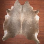 A Grade Cow Hide 055 Brown white XXXL - Extra Extra Extra Large Tricolour Panelled