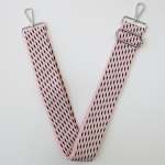 Shatter Tote Bag Straps Silver Metal - Light Pink