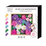 Hunter Studio Artistry Air Dry Clay Shadow Box – Flowers