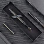 Ergonomic Metal Fountain Pen Set With Medium Nib And Click-off Cap High-quality Office And Business Writing Instrument For Journ