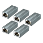 10GBPS RJ45 Connector Female To Female Gigabit Network Extender 5PCS