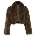 Chocolate Faux Fur Jacket