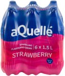 AQuelle Sparkling Strawberry Flavoured Water