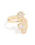 Goldair Gold Plated Multi Diamantes Wrap Ring - M l