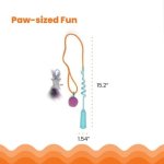 CAT Petstages -apult Spring Wand Toy Waggs Online Pet Shop