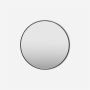 @home Mirror Round Black Frame 80CM